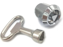 Fechadura De Came Para Armário Com Chave Triangular Especial 1 Unidade