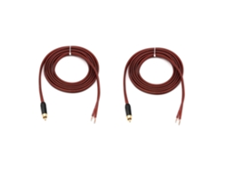 (2) Fios De Alto-falante Rca, Fio De Alto-falante Desencapado Para Conector Rca, Fio Desencapado De Áudio Com Parte Traseira Aberta