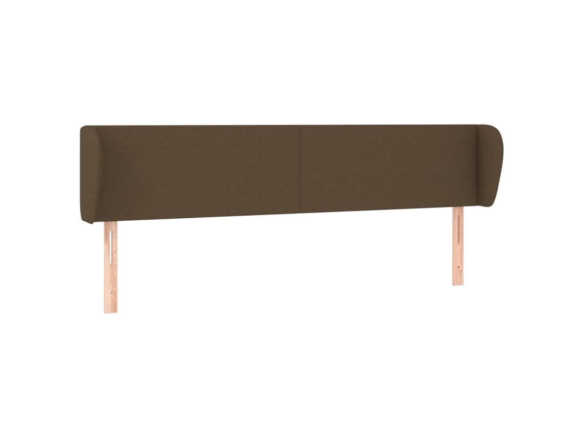 Headboard, Headboards Vidaxl Marrom Tecido (203 X 23 X 78/88 Cm)