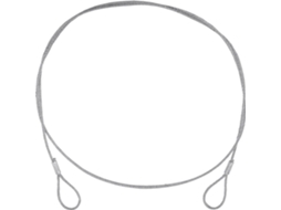 Corda EUROLITE 900x3 mm Silver Without Quick Link
