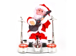 Boneco De Papai Noel Elétrico Música Natal Infantil Decor