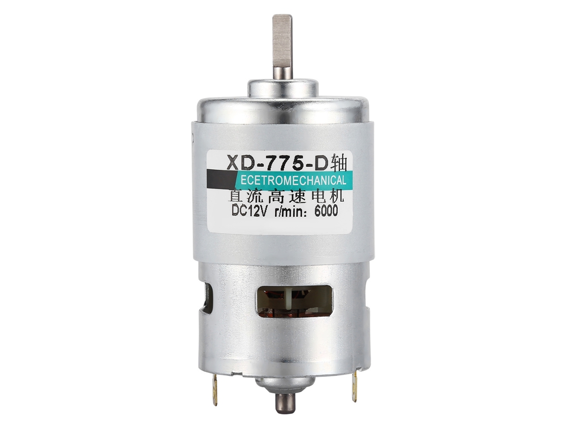 Motor Dc 775 Eixo D Rolamento De Bola Alta Velocidade 12v 6000rpm 30w Baixo Ruído
