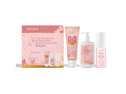 Caixa Presente com Hidratante Corporal Sakura para Pele Hidratada e Natural LAXISCREED