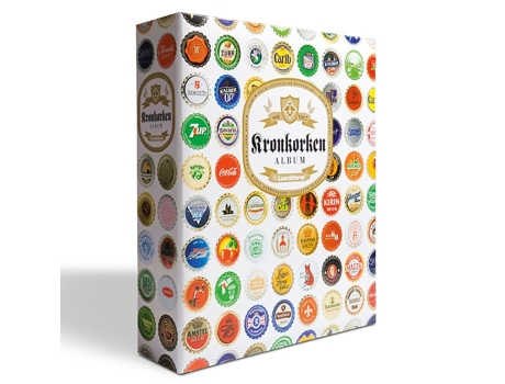 Álbum LEUCHTTURM para Recolha de Tampas de Garrafas com 5 Páginas Compart