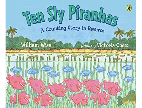 Livro Ten Sly Piranhas de William Wise (Inglês)