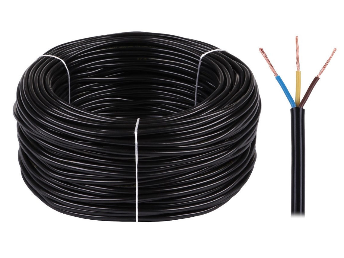 Cabo Elétrico Ohms 3x1,5 300/300v Preto
