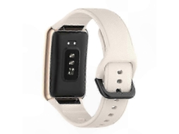 Pulseira De Silicone Texturizada Com Fivela Preta Para Smartwatches - Pulseira De Substituição Branca