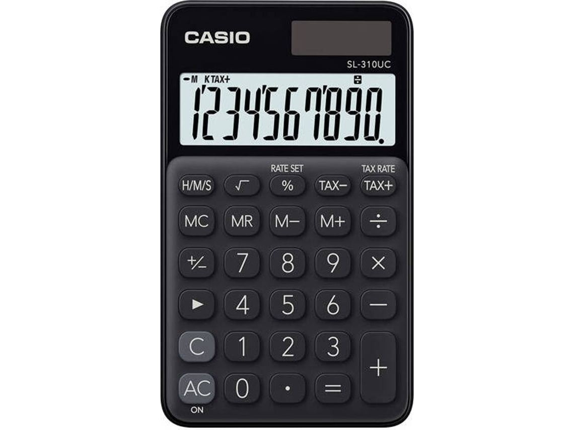 Calculadora Básica CASIO SL-310UC-BK Preto (Outlet Caixa Aberta - 10 dígitos)