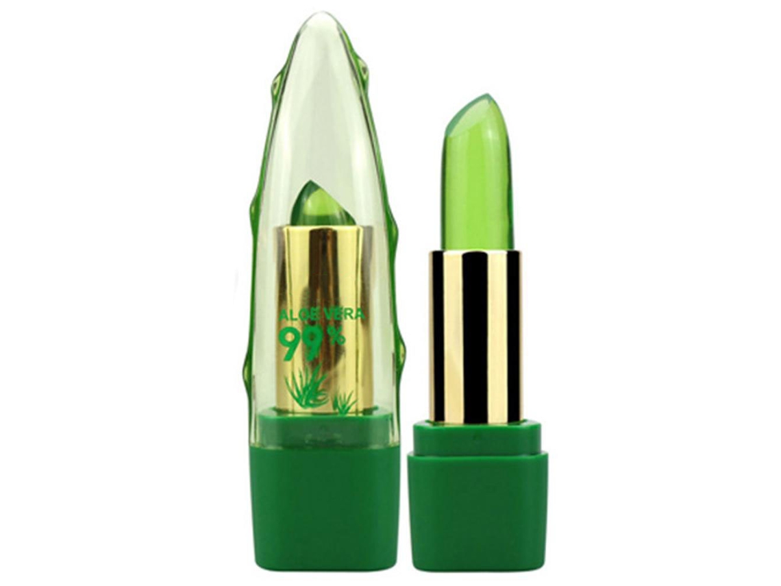 Pintalabios De Aloe Vera De Color Cambiante De Larga Duración Bálsamo Labial Nutritivo Hidratante Cuidado Labial