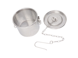 Coador De Tempero Aço Inoxidável, Filtro Bola Chá, Sopa, 12 Cm/4,7 Pol., Com Corrente Suspensa