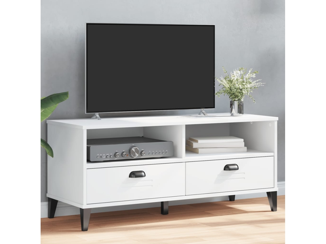 Vidaxl Móvel De Tv Viken Derivados De Madeira Branco