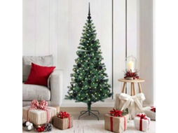 Vidaxl Árvore De Natal Artificial Pré-iluminada Verde 150 Cm