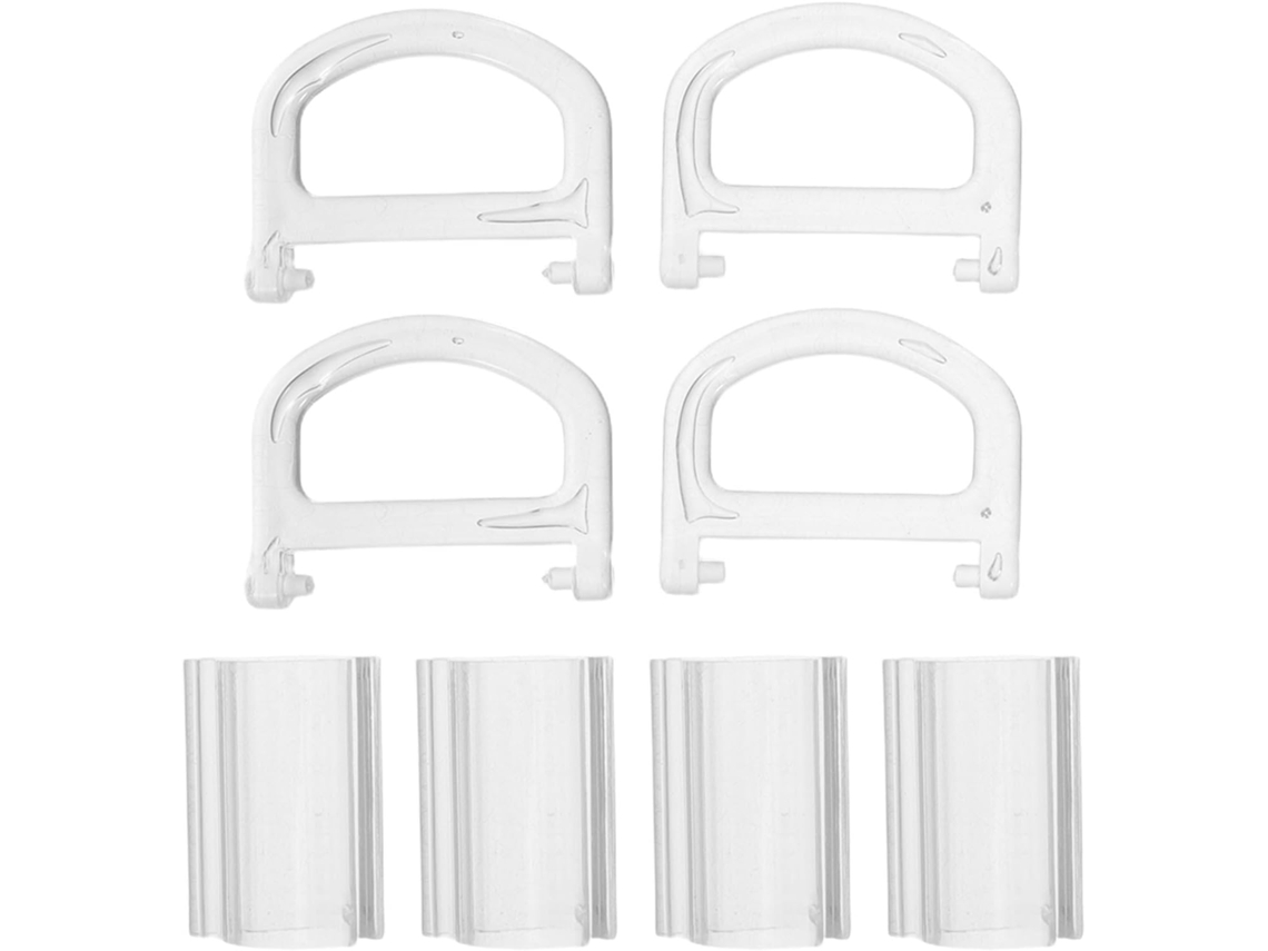 Clips De Elevação Transparentes Alipis 4 Para Persianas Rolo 15mm, Puxadores De Plástico Ps Para Mini Persianas, Fácil