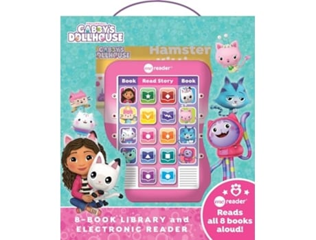 Livro DreamWorks Gabbys Dollhouse Me Reader 8Book Library and Electronic Reader Sound Book Set de Pi Kids (Inglês)