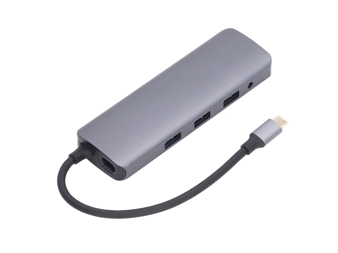 Primerox estação de Docking 9 em 1 Hub Usb C Alumínio com Dual Monitores e Carregamento Pd100w