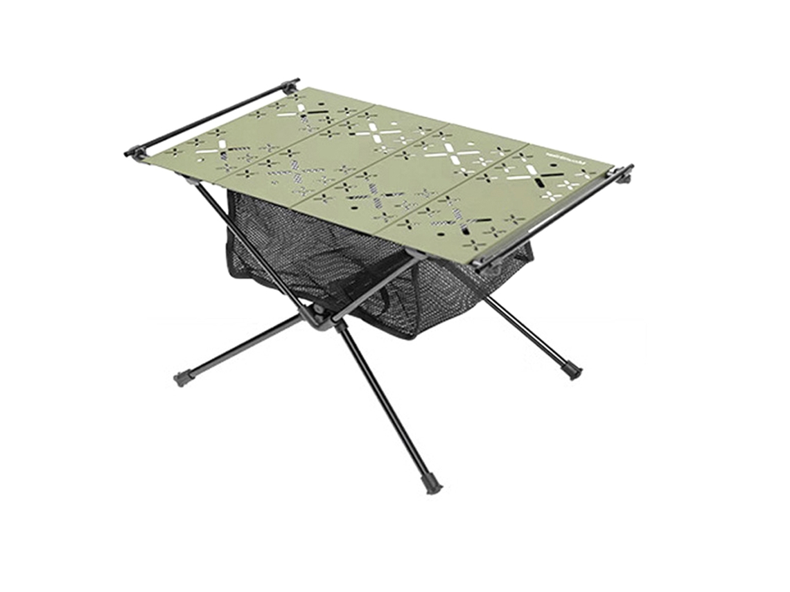 Mesa de Camping Portátil Leve de Alumínio Plegável
