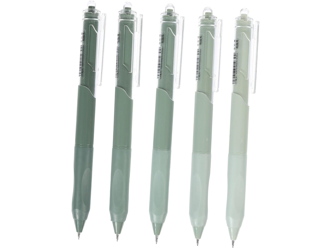 Conjunto De 5 Canetas Em Gel Stobok Para Estudantes, Secagem Rápida,