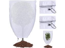 2 Pacotes De Capa De Proteção De Plantas Para Inverno Com Zíper, 80x100cm, Para Árvores E Plantas Ao Ar Livre