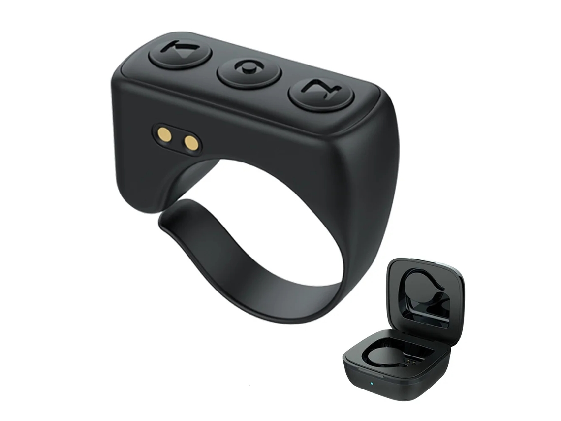 Disparador Bluetooth Preto Para Smartphone