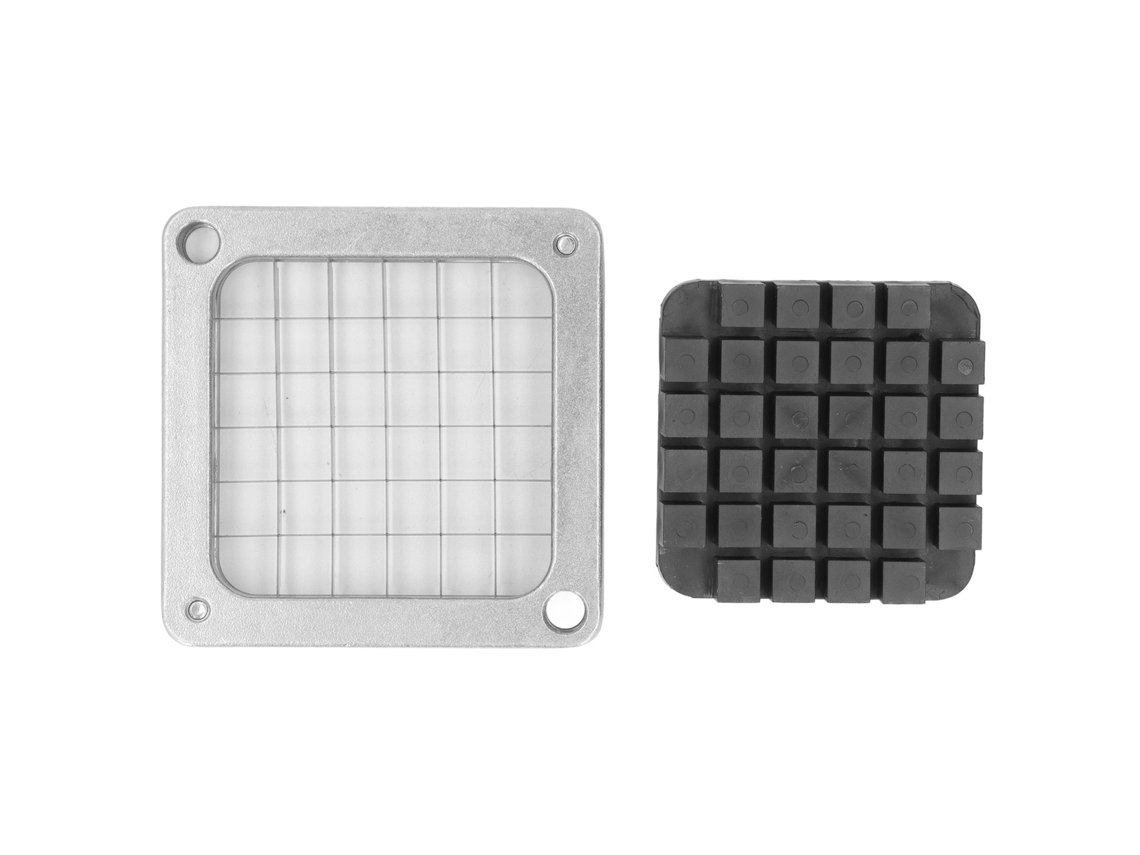 Fatiador de batatas manual em aço inoxidável para cortar batatas, pepinos, berinjelas e cenouras LAXISCREED (12mm)