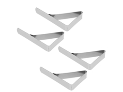 Ganchos de Mesa de Aço Inoxidável 4pcs S/MARCA, impermeáveis