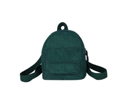 Mochila Mini con Cuadros Sólidos Verde S/MARCA 2026