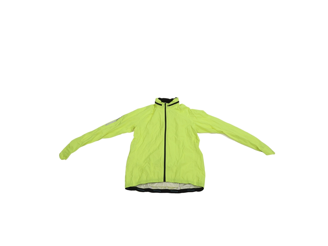 JAQUETA Impermeável Mali para ciclismo respirável amarelo fluorescente XL
