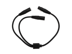 Cabo divisor XLR e 3 pinos de 0,5 m para microfone e mixer | S/BRAND