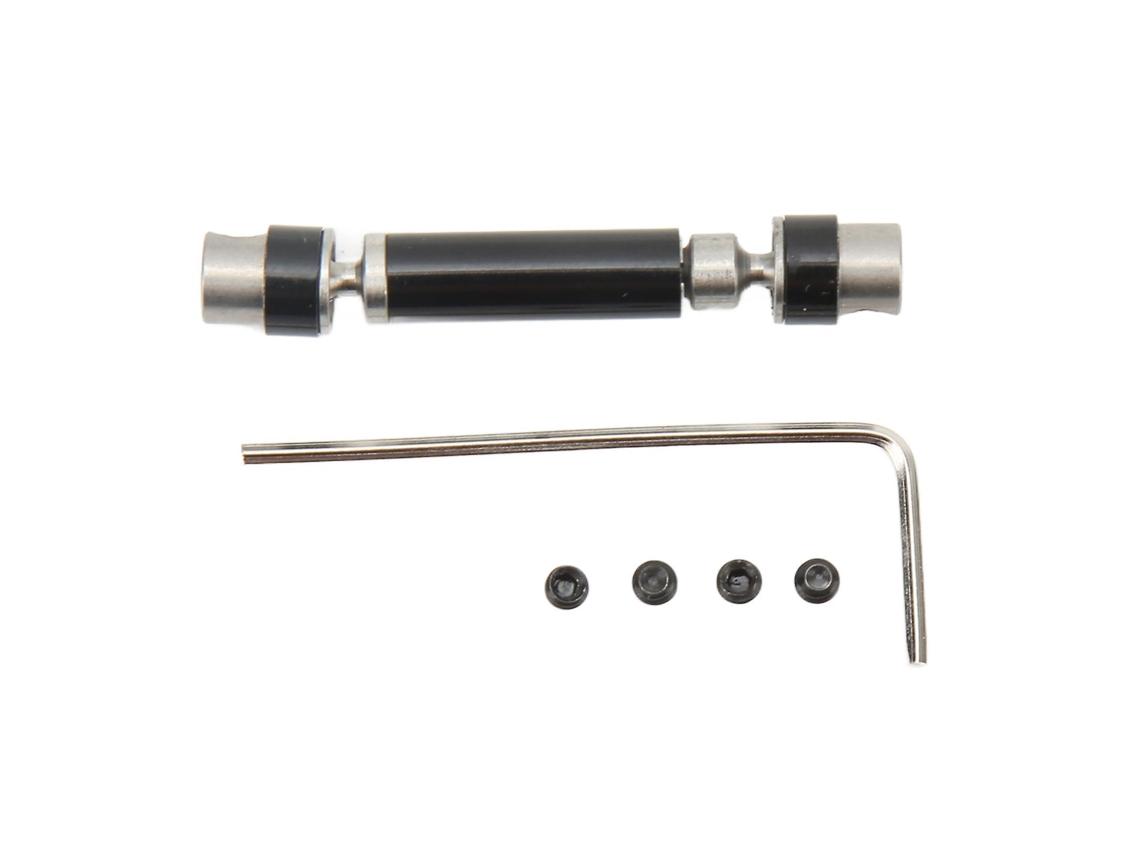 Eixo De Transmissão Rc De Aço Verdant Touch Para Carro De Escalada Axial 1/24 Scx24, 45 60 Mm, Pretovayotoy