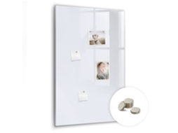 Quadro Magnético De Parede Branco Escuro Para O Quarto Das Crianças Espelharte (60x90 Cm)