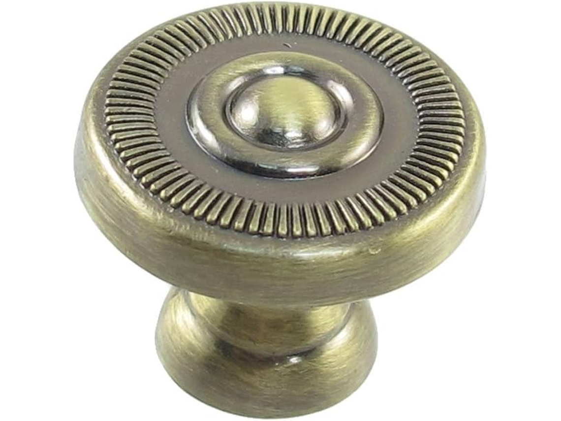 Puxador Redondo De 2cm Diâmetro Para Gaveta Móveis Aexit Em Tom Bronze