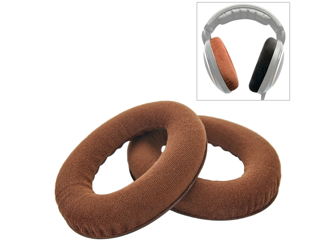 Almofada para Auscultadores XIAOMOYU Hd559 de Orelhas de Espuma Macia Flanela Marrom