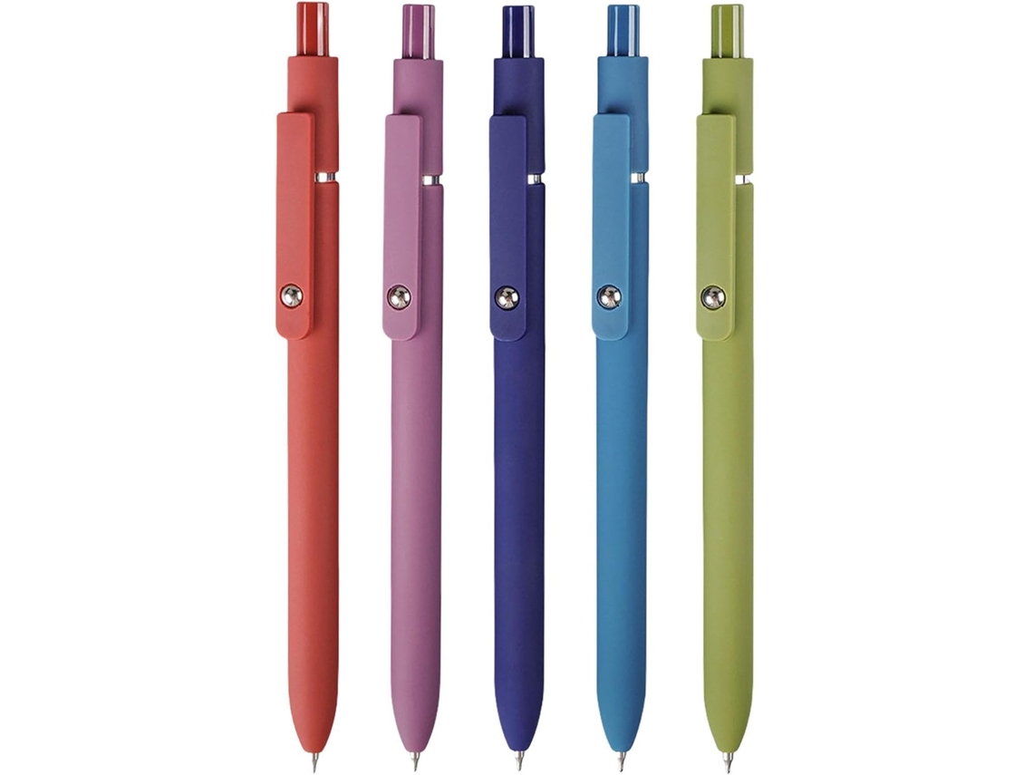 Caneta Em Gel, Rollerball Retrátil, Para Anotações, Escrita Comercial.