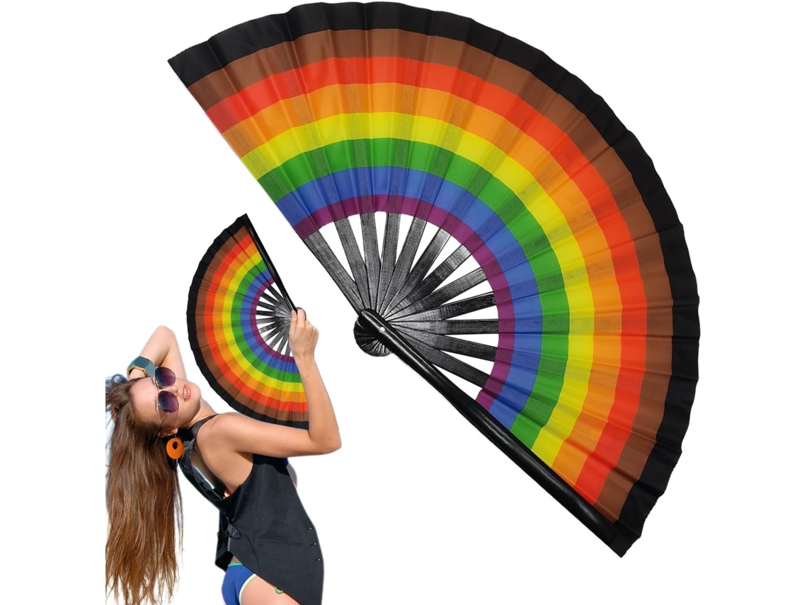 Ventiladores De Mão Dobráveis, Grande Ventilador De Mão Dobrável | Leques De Dança Grandes De 13 Polegadas