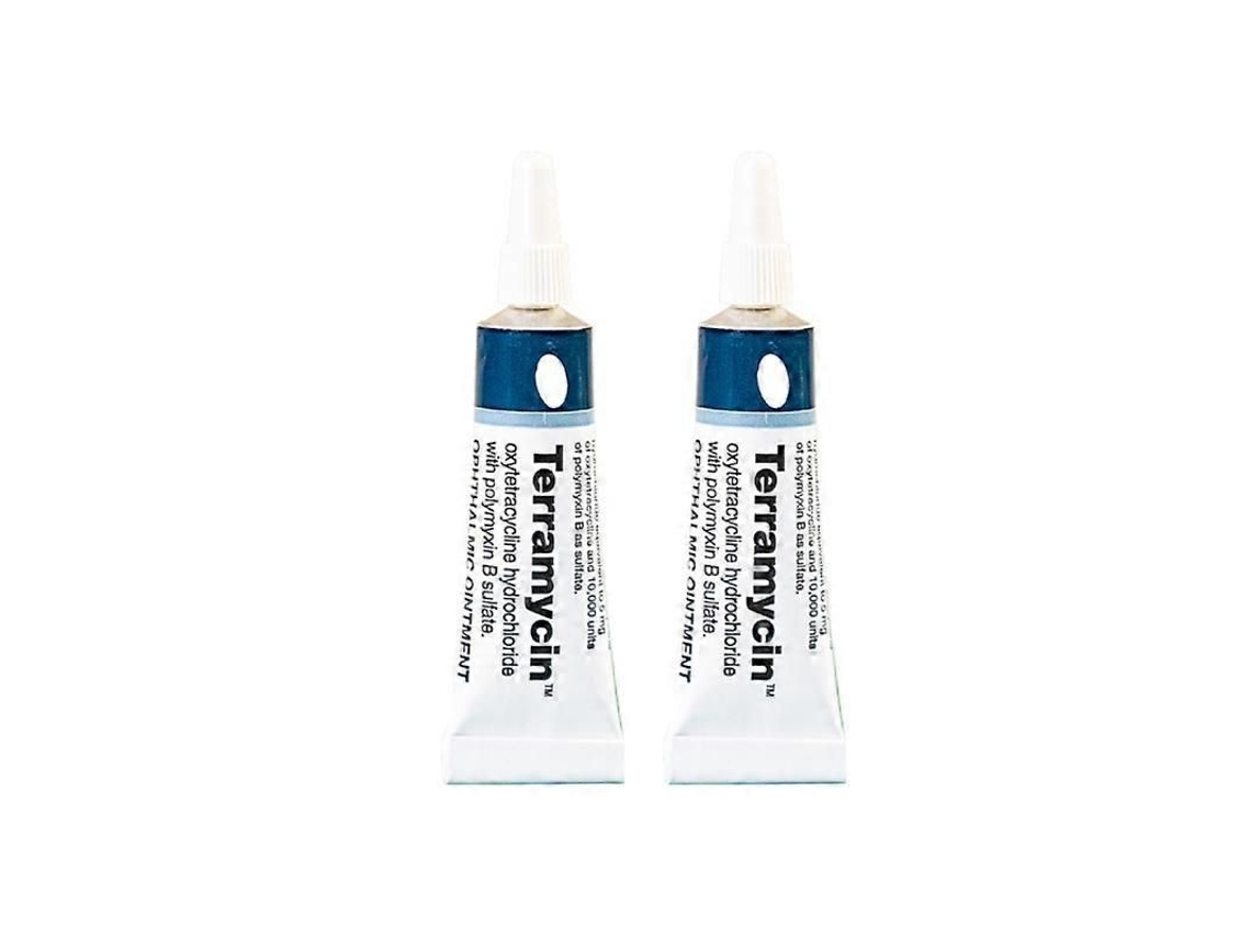 Pomada Ocular para Cães e Gatos Trata Conjuntivite Ceratite Úlcera Corneal Inflamação Bacteriana