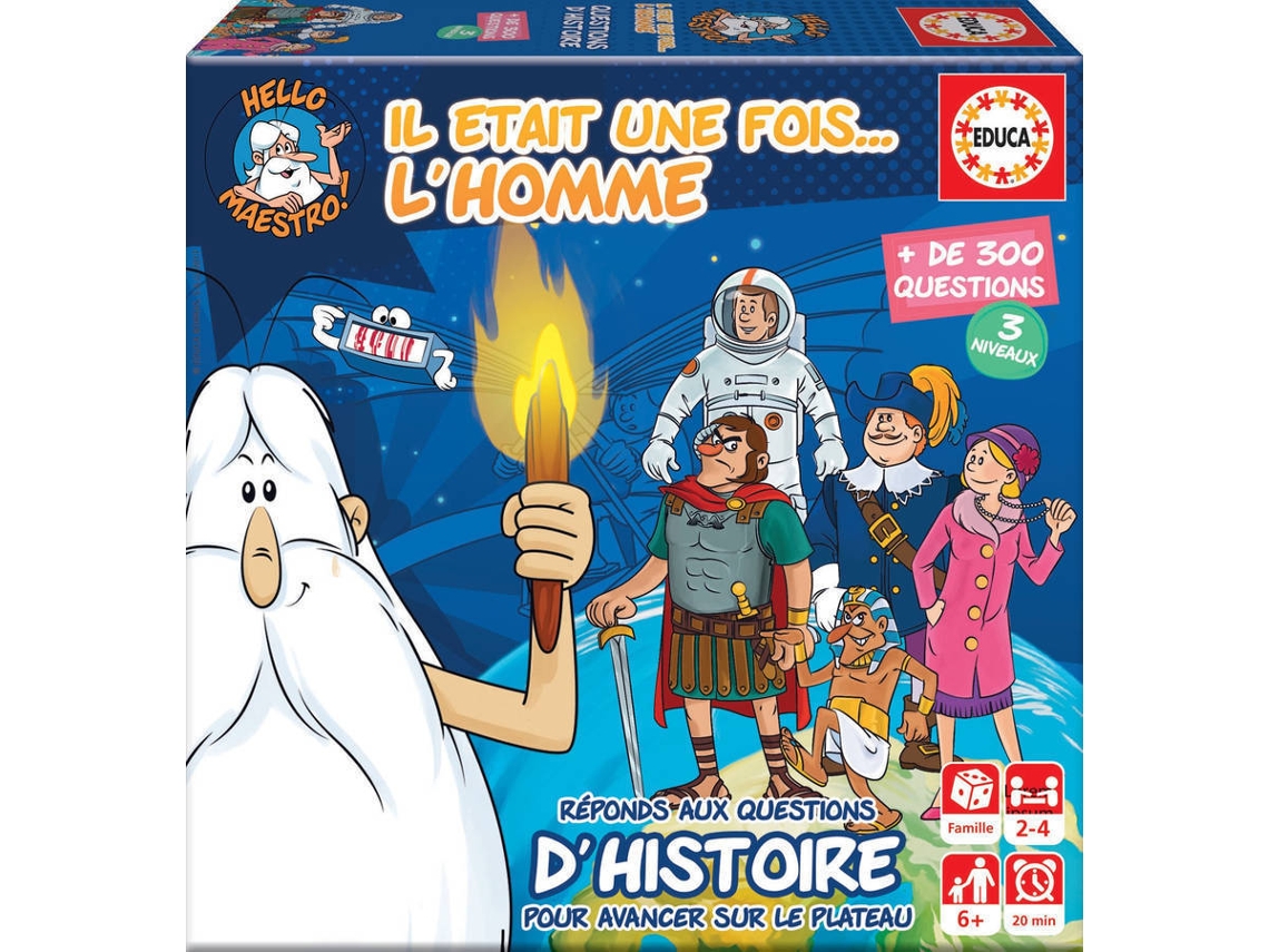 Jogo de Tabuleiro EDUCA BORRAS Era Uma Vez ... O Homem