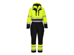 Macacão De Trabalho Alta Visibilidade Inverno Dx4 | Térmico Amarillo/negro / L
