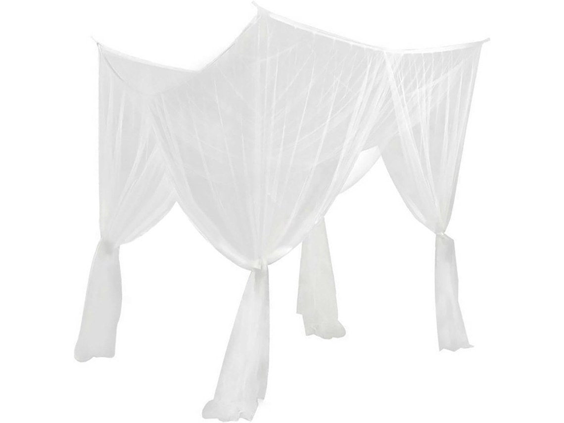 Mosquiteiro Inovador Com Dossel, Ideal Para Climas Quentes, Com 4 Cantos Cortina De Poliéster Para Cama Infantil, Ideal