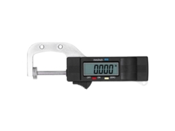 Medidor de espessura digital horizontal, precisão de 0,01 mm, ferramenta manual para fabricação de joias, 0-25 mm