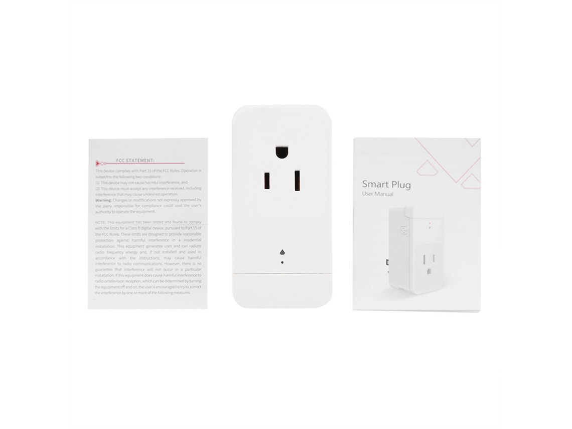 Laxiscreed Mini Tomada Inteligente Sem Fio Com Wi-fi E Controle Por Voz