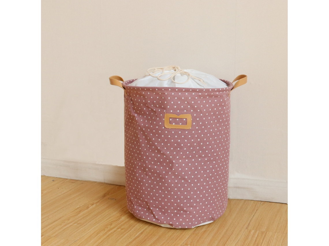 Cesto Organizador Grande para Guardar Roupas, Cesto de Roupa Suja com Cordão B BRILVIBERA