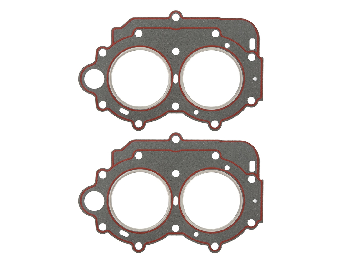 2 Peças Junta De Cabeçote De Motor De Popa Plástica 63v‑11181‑a1 Para Barco 2 Tempos 15 Hp
