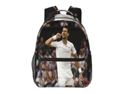 Mochila Novak Djokovic F136 Para Estudantes, Resistente E Leve, Impermeável E Com Alça Respirável C136.
