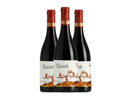 Vinho GASSIER Nostre Païs Rouge Costières de Nîmes (0.75 L - 3 Unidades)