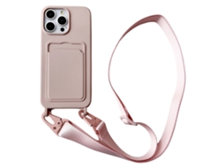 Correia Casa Quedas Para Iphone 15 Pro Max Silicone Rosa