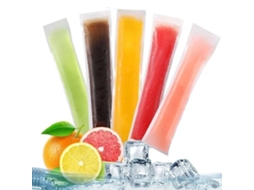100 Sacos Para Sorvete/picolé, Faça Seus Próprios Sorvetes Deliciosos Facilmente, Transparentes E Translúcidos
