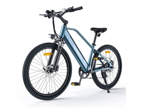 Bicicleta Elétrica Hillmiles Miletrail 1 Motor 350w Bateria 36v13ah Pneus De 26 Polegadas Travão De Disco De Óleo Azul