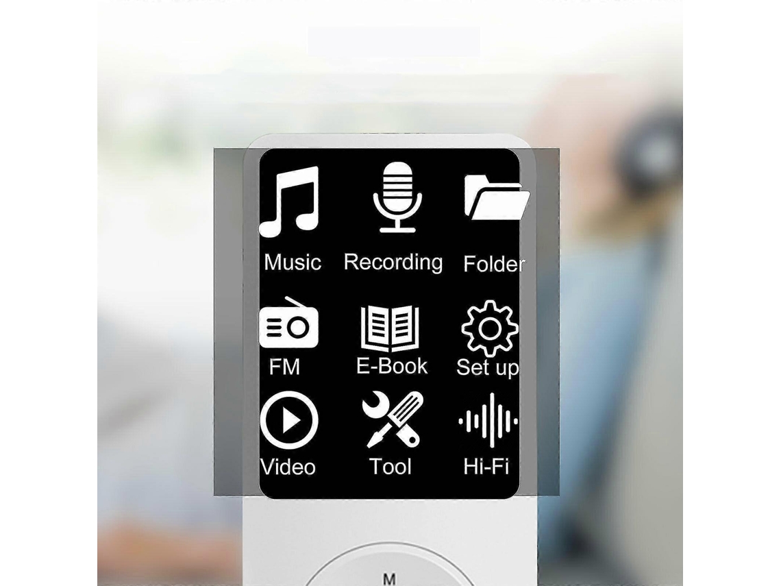Reprodutor De Mp3 De 8 Gb, Hi Fi, Esportes, Música, Alto Falantes, Mídia, Rádio Fm, Gravador Brilvibera