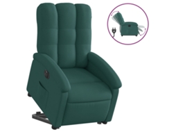 Electric Stand Up Recliner Chair, Electric Stand Up Recliner Chairs Vidaxl Verde Tecido