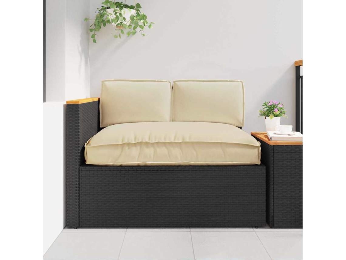 Vidaxl Conjunto De Almofadas 3 Pcs Bege Tecido Oxford